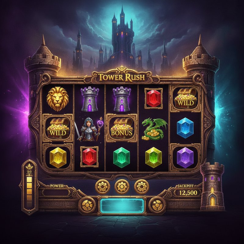 Tower Rush slot game screenshot